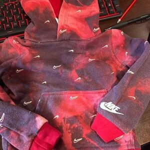 BOGO free 

Nike Red and Purple Tie-Dye Sweatshirt